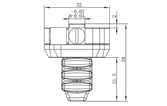 FDA 3200gの拡張の外の直径のロボティック クランプ